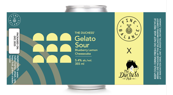 Gelato Sour: Blueberry Lemon Cheesecake (The Duchess collab)
