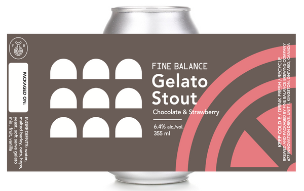 Gelato Stout: Chocolate & Strawberry