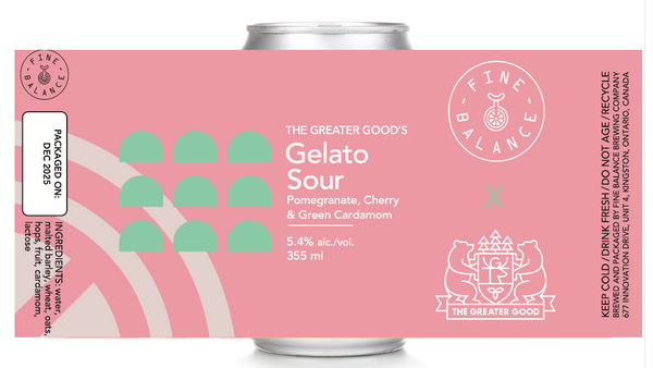 Gelato Sour: Pomegranate, Cherry, Green Cardamom (Greater Good collab)