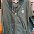 Load image into Gallery viewer, Dark green FB zip-up