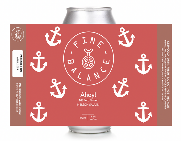Ahoy! New England Port Pilsner: Nelson Sauvin