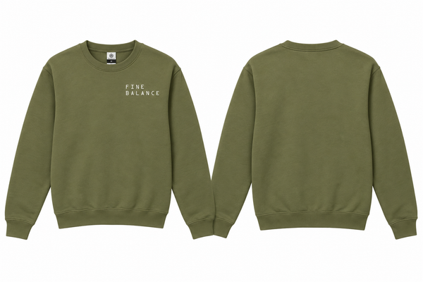 Fine Balance Crewneck: Olive