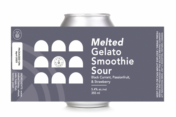 Melted Gelato Smoothie Sour: Black Currant, Passionfruit, Strawberry
